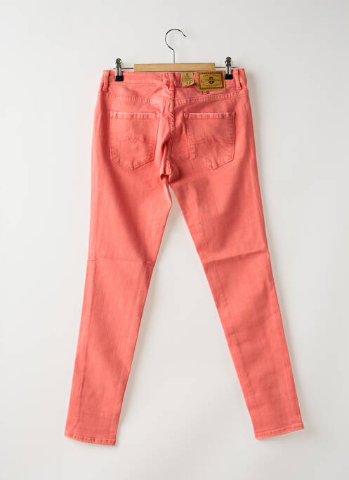 Blugi skinny elasticitate talie joasă roz CIMARRON femme
