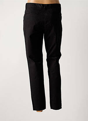 Pantalon chino țesătură poplin mărime normală negru CIMARRON femeie
