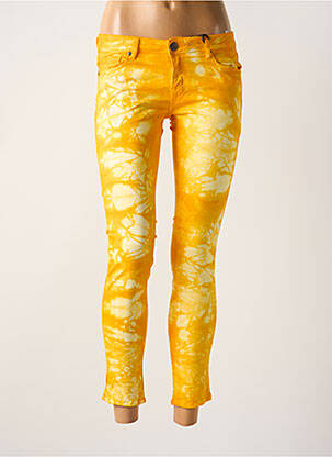 Blugi cu croială slim galben CIMARRON femeie