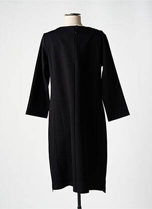 Rochie midi mâneci 3/4 mâneci 3/4 negru ORTO BOTANICO femeie