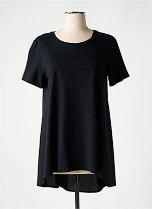 Tunică mâneci scurte negru ORTO BOTANICO femeie