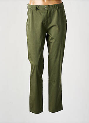 Jegging țesătură poplin verde EAST DRIVE femeie