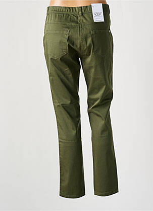 Jegging țesătură poplin verde EAST DRIVE femeie