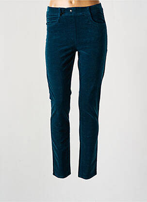 Pantalon slim albastru EAST DRIVE femeie
