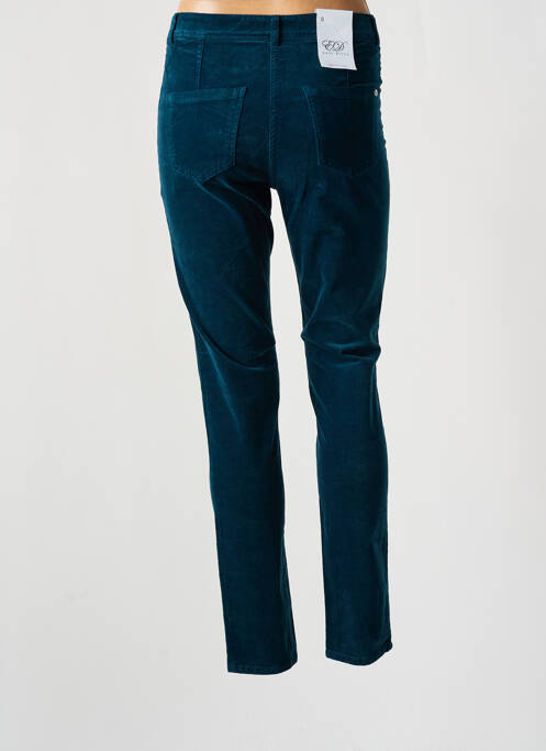 Pantalon slim albastru EAST DRIVE femeie