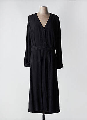 Rochie lungă mâneci lungi mâneci lungi negru LA PETITE FRANCAISE femeie