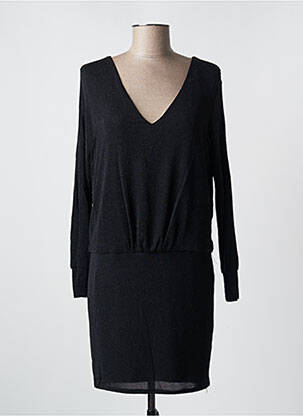 Rochie scurtă mâneci lungi mâneci lungi negru EMA BLUE'S femeie