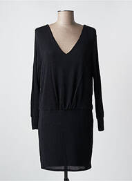 Rochie scurtă mâneci lungi mâneci lungi negru EMA BLUE'S femeie