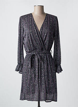 Rochie scurtă mâneci lungi mâneci lungi violet RUE DES ABBESSES femeie