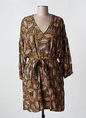 Rochie midi portocaliu ORFEO femeie