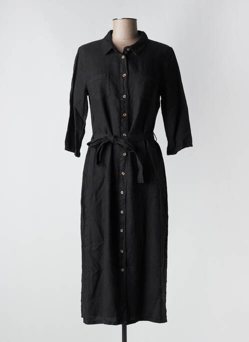 Rochie lungă negru SIGNE NATURE femeie