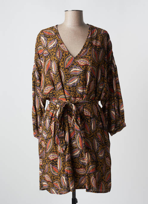 Rochie midi portocaliu ORFEO femeie