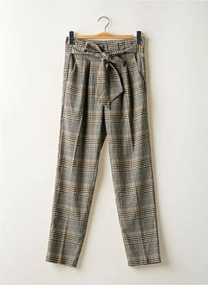 Pantalon drept bej GRACE & MILA femeie