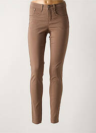 Pantalon slim conic mărime normală maro CREAM femme