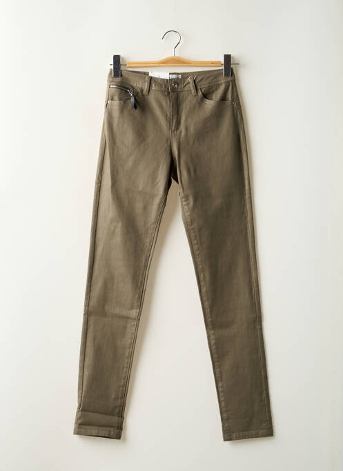 Pantalon slim verde C'EST BEAU LA VIE femeie
