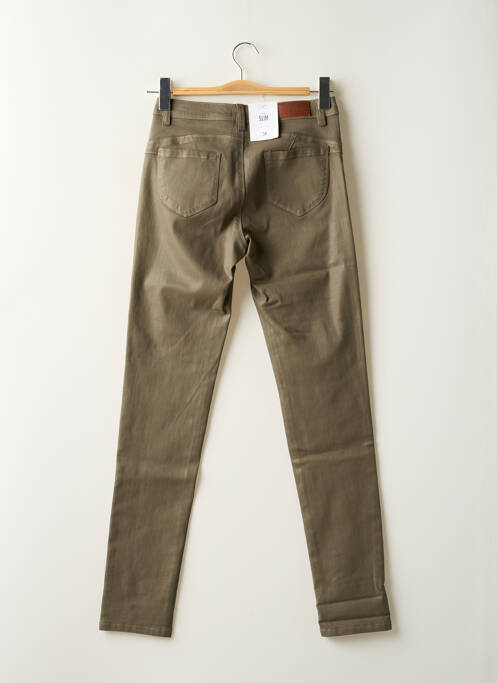 Pantalon slim verde C'EST BEAU LA VIE femeie