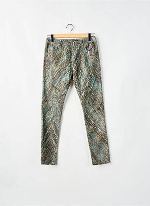 Blugi cu croială slim maro PLEASE femeie