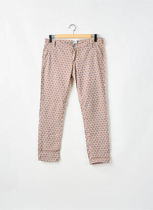 Pantalon 7/8 elasticitate talie joasă roz PLEASE femeie