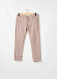 Pantalon 7/8 elasticitate talie joasă roz PLEASE femeie
