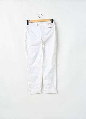 Pantalon chino talie joasă talie joasă alb LITTLE MARCEL femeie