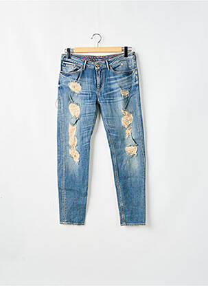 Blugi cu croială slim albastru LE TEMPS DES CERISES femeie