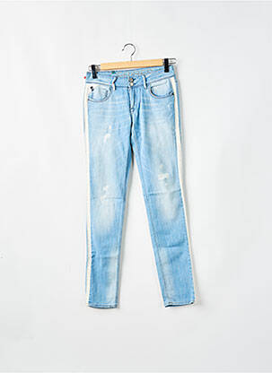 Blugi cu croială slim albastru LE TEMPS DES CERISES femeie