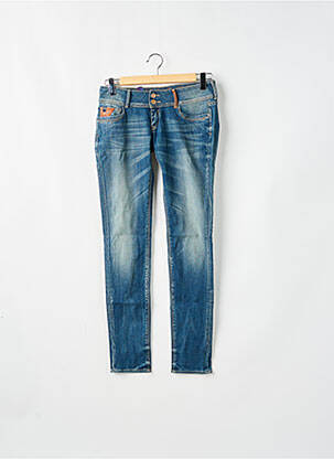 Blugi cu croială slim albastru LE TEMPS DES CERISES femeie