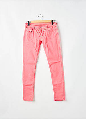 Pantalon slim roz LE TEMPS DES CERISES femeie