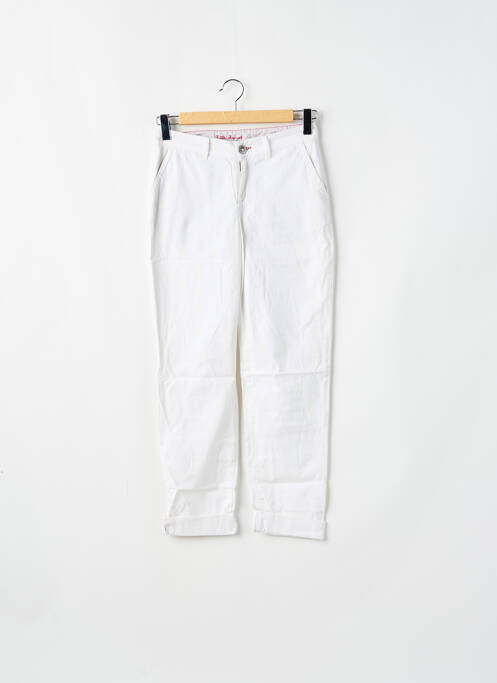 Pantalon chino alb LITTLE MARCEL femeie
