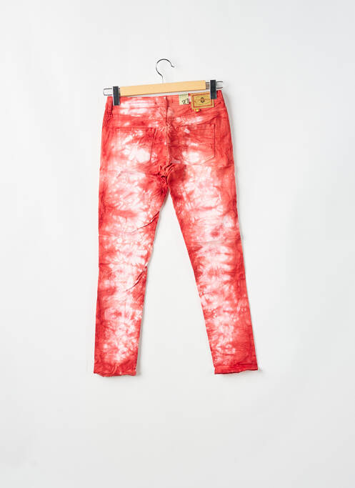 Blugi cu croială slim talie joasă talie joasă roșu CIMARRON femme