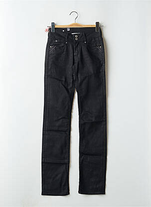 Blugi cu croială dreaptă negru LE TEMPS DES CERISES femeie