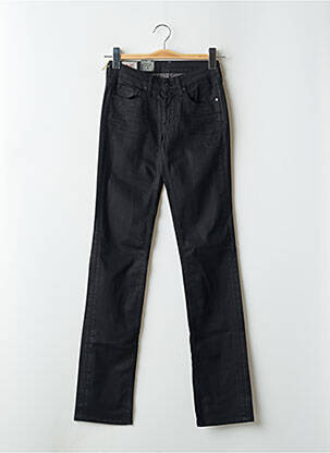 Blugi cu croială dreaptă negru LE TEMPS DES CERISES femeie