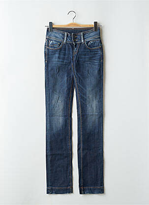 Blugi cu croială dreaptă albastru TEDDY SMITH femeie