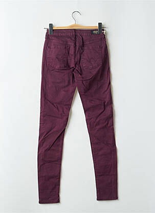 Pantalon slim conic mărime normală violet LE TEMPS DES CERISES femeie