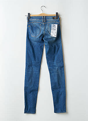 Blugi skinny elasticitate talie joasă albastru LE TEMPS DES CERISES femeie