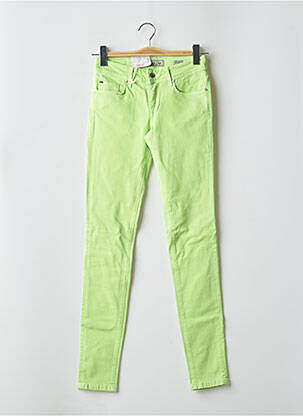 Pantalon slim verde SALSA femeie