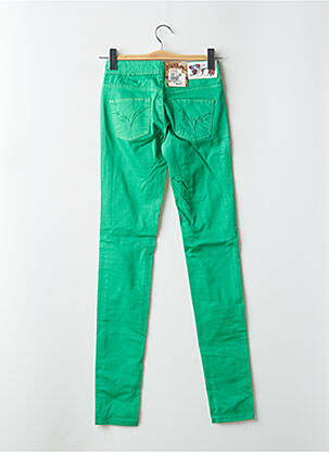 Pantalon slim talie joasă talie joasă verde KAPORAL femeie