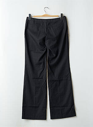 Pantalon drept închidere cu fermoar sub clapetă cu nasturi talie joasă negru TIM BARGEOT femeie