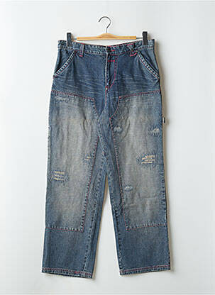 Blugi cu croială largă albastru TWO ANGLE femeie