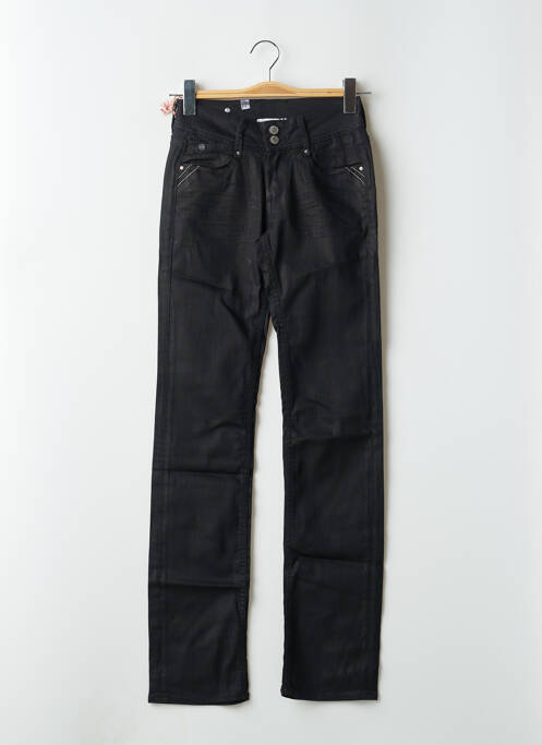 Blugi cu croială dreaptă negru LE TEMPS DES CERISES femeie