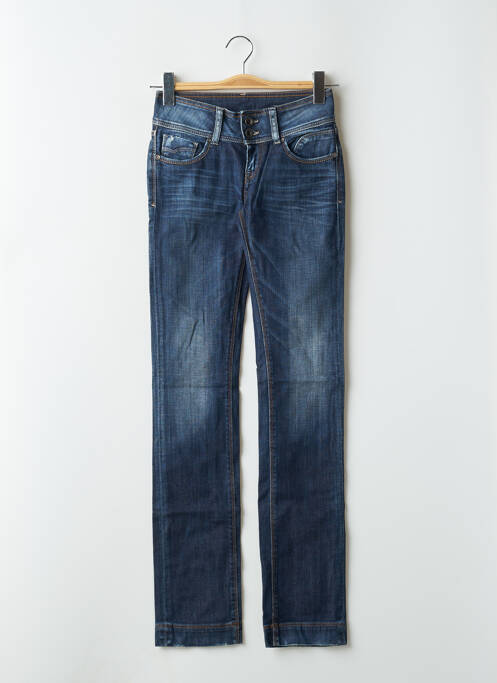 Blugi cu croială dreaptă albastru TEDDY SMITH femeie