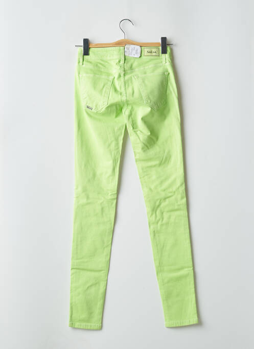 Pantalon slim verde SALSA femeie