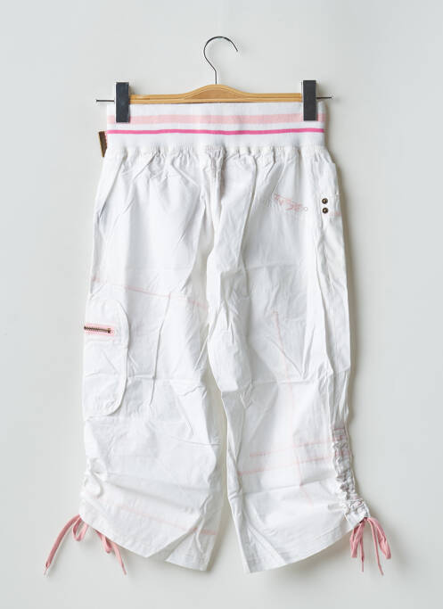 Pantalon trei sferturi alb TWO ANGLE femeie