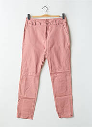 Pantalon chino țesătură poplin mărime normală roz 2 TWO femme