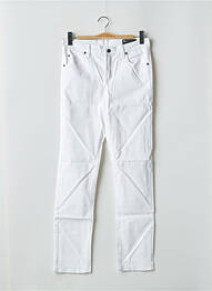 Pantalon slim țesătură poplin mărime normală alb CHEAP MONDAY femeie