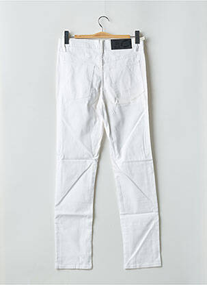 Pantalon slim țesătură poplin mărime normală alb CHEAP MONDAY femeie