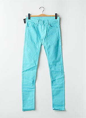 Blugi cu croială slim albastru CHEAP MONDAY femeie