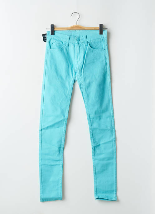 Blugi cu croială slim albastru CHEAP MONDAY femeie