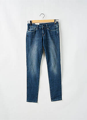 Blugi cu croială slim țesătură brută mărime normală albastru PEPE JEANS femeie