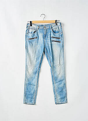 Blugi cu croială slim albastru SCHOOL RAG femeie